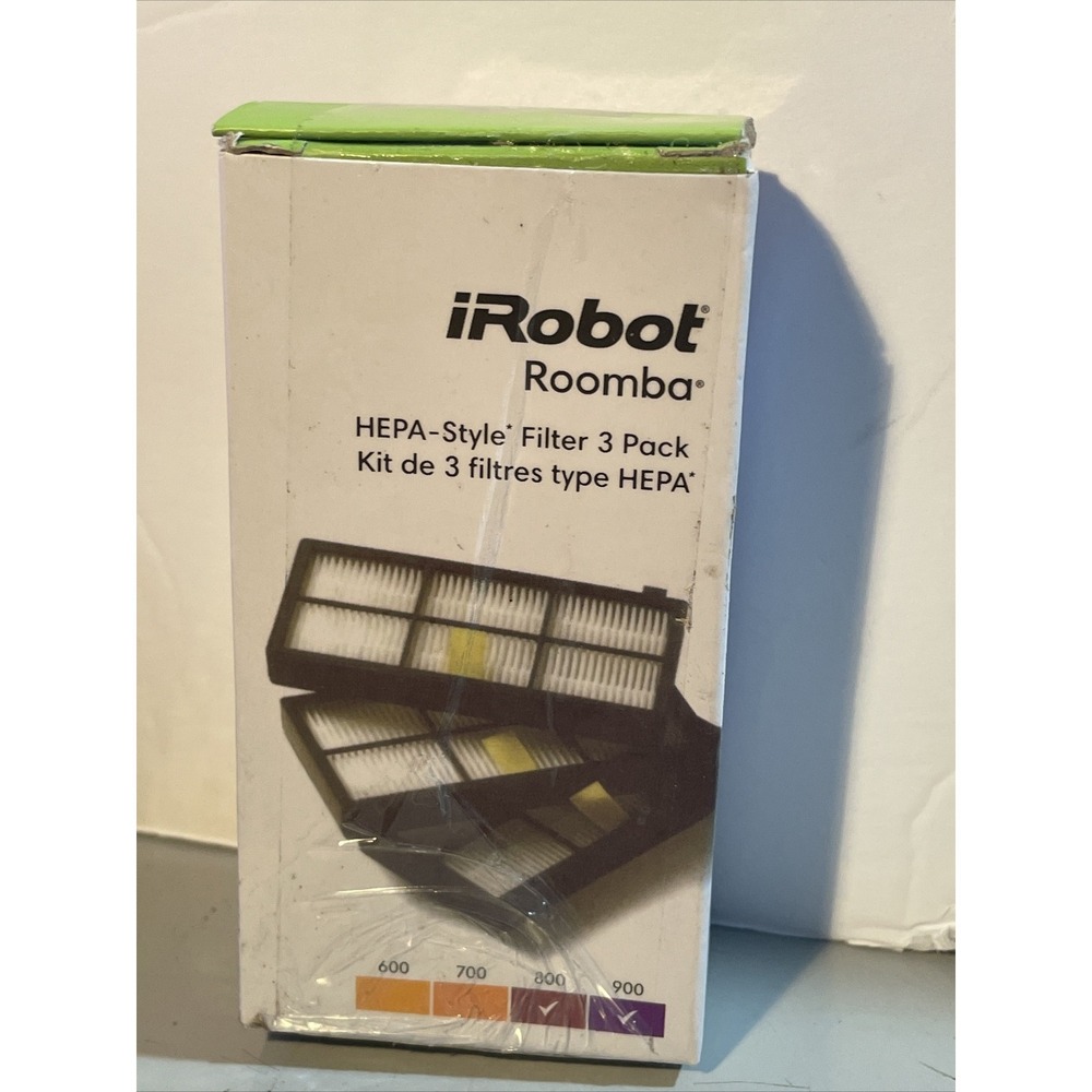 Genuine iRobot Roomba 800 and 900 Series Hepa-Style Filter 3-Pack